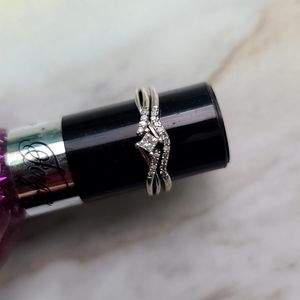 Zales Bridal Set White Gold Size 8